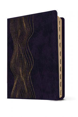 Life Application Study Bible RVR60, Leathersoft, Dark Purple, indexed