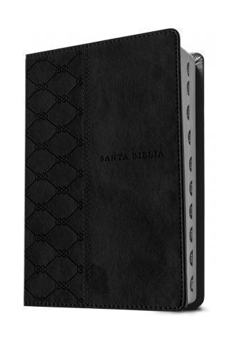 Biblia NTV, Tamaño Manual, Imitación Piel, Color Negro Con Indice