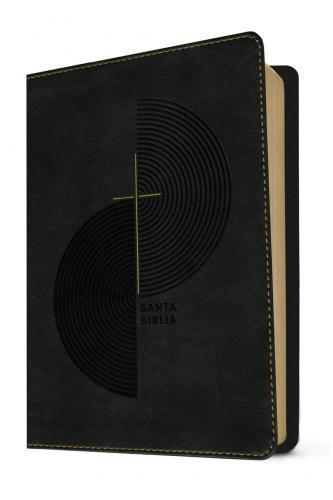 Biblia NTV con Letra Grande, Tamaño Compacto, Imitación Piel, Color Gris