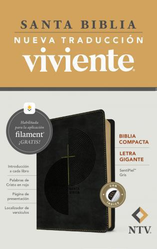 NTV Bible Large Print, Compact Size, Leathersoft with Index