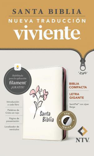 Biblia NTV con Letra Grande, Tamaño Compacto, Imitación Piel Color Beige