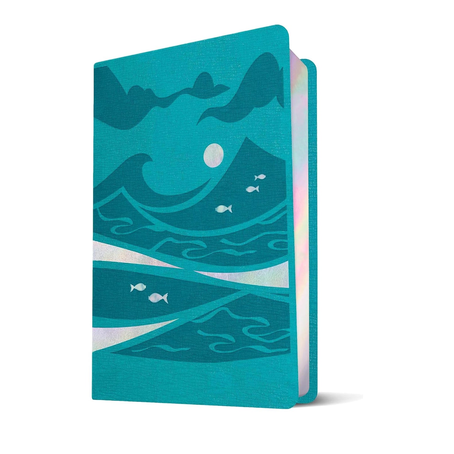 Biblia Go NTV, SentiPiel, Color Verde Azul - Una Biblia para niños que transform