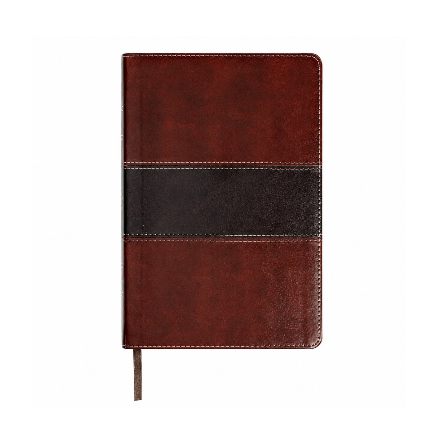 Biblia RVR 1960 Pescador con letra grande, caoba símil piel