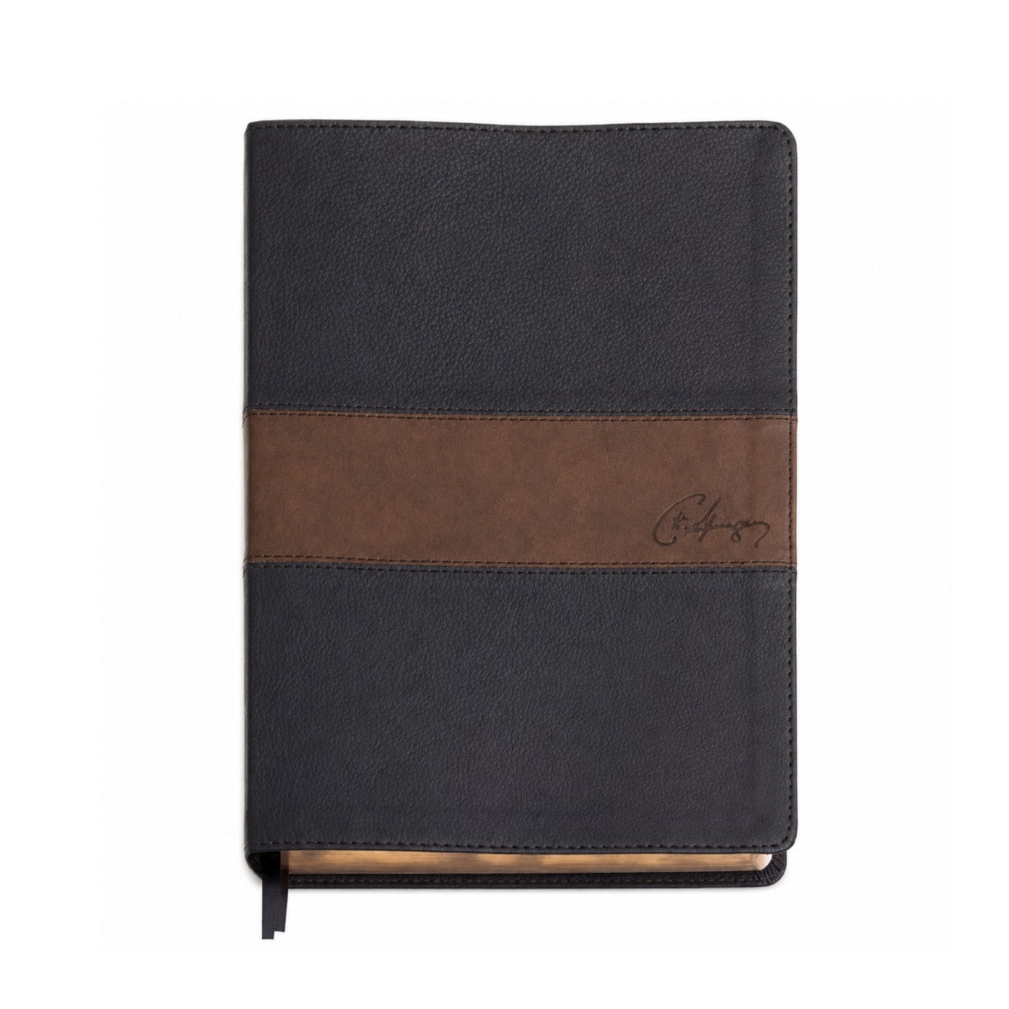 Biblia de estudio Spurgeon RVR1960, color negro/marrón símil piel