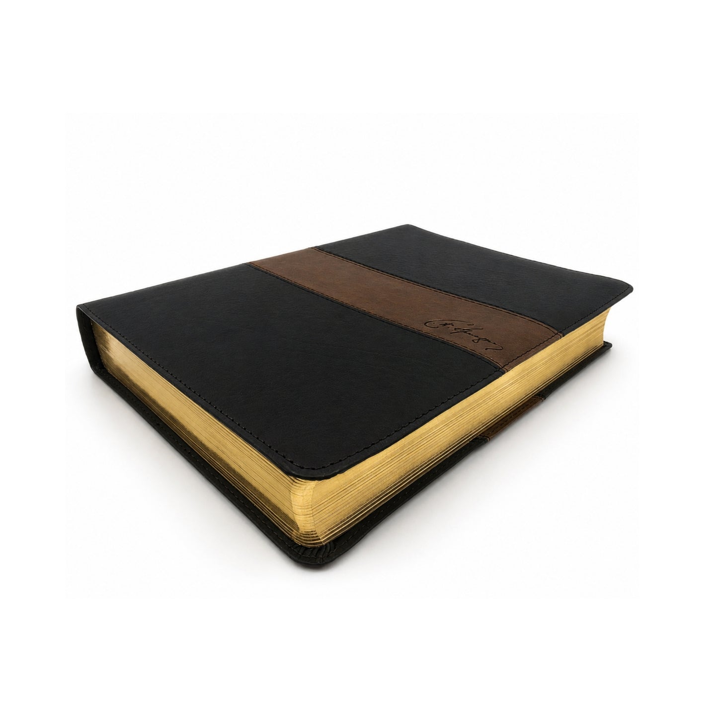 Biblia de estudio Spurgeon RVR1960, color negro/marrón símil piel