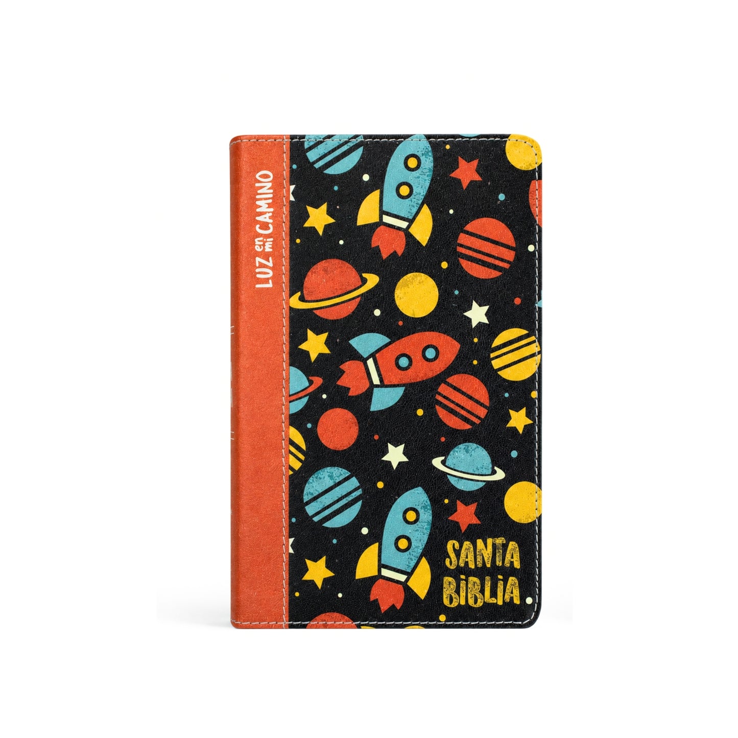 NVI Biblia Luz en mi camino cohetes, multicolor símil piel tamaño compacto