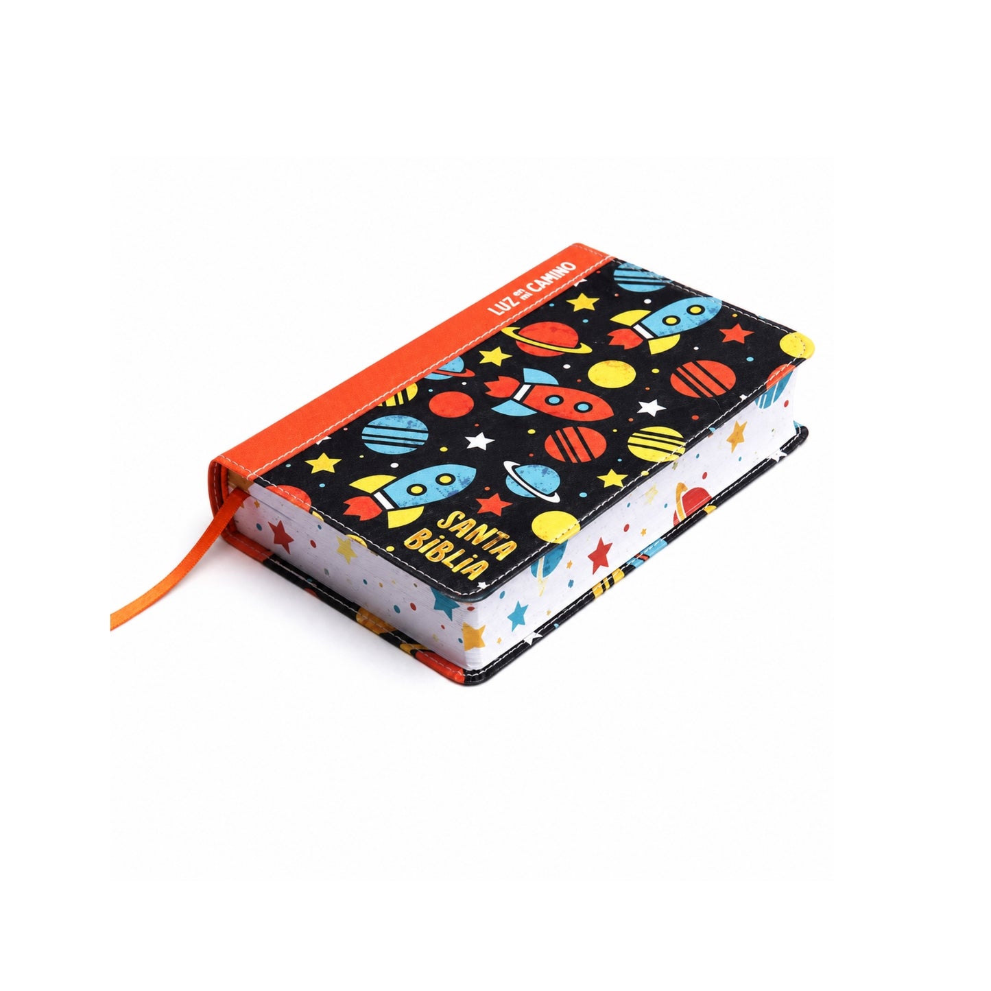 NVI Biblia Luz en mi camino cohetes, multicolor símil piel tamaño compacto