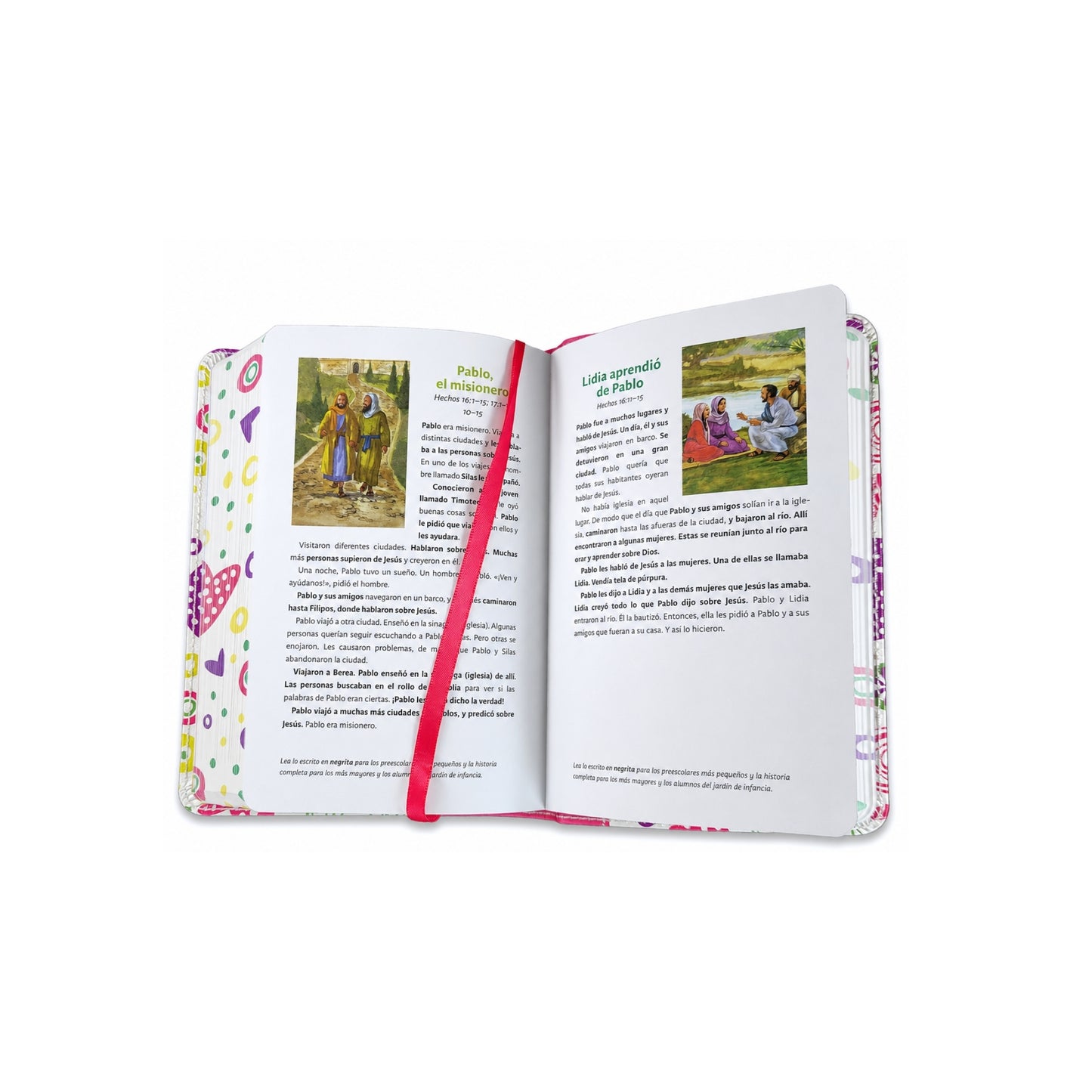NVI Biblia Luz en mi camino corazones, multicolor símil piel tamaño compacto