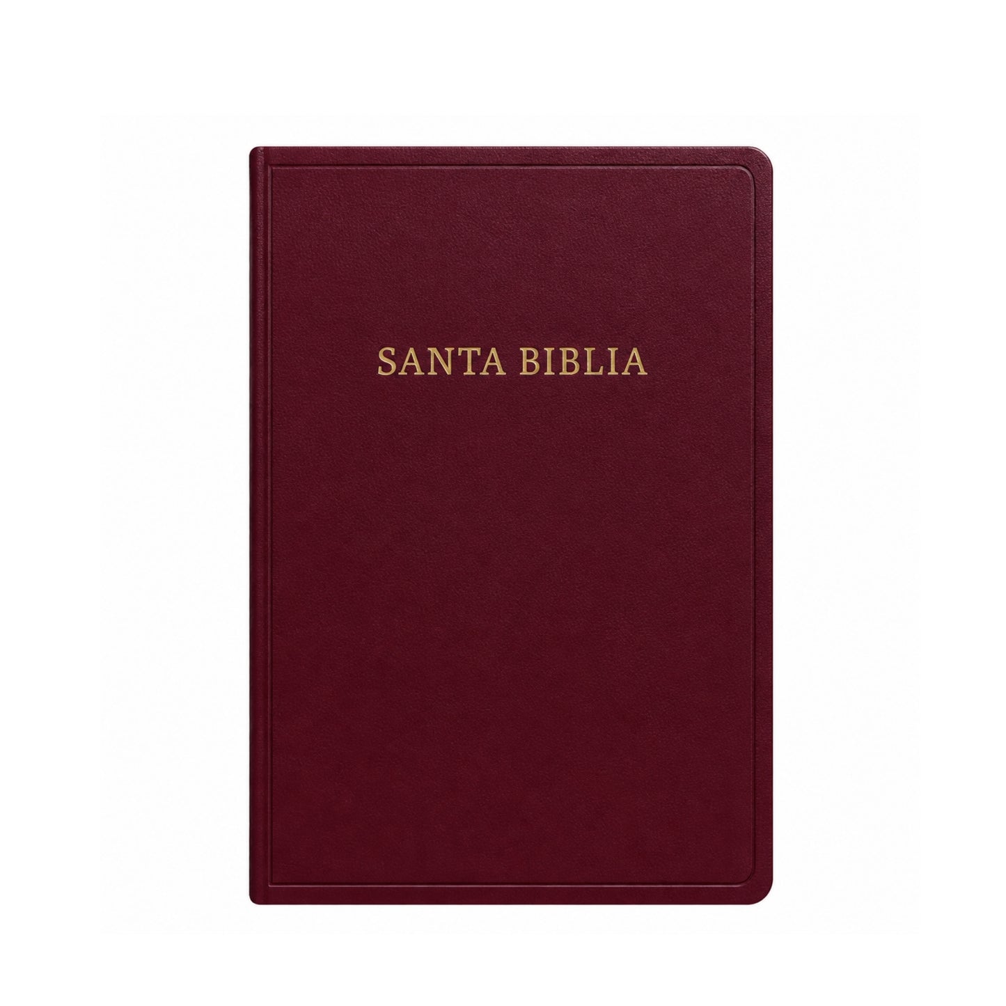Biblia RVR60 Letra Gigante, Referencias Imitación Piel Color Vino Con Indice