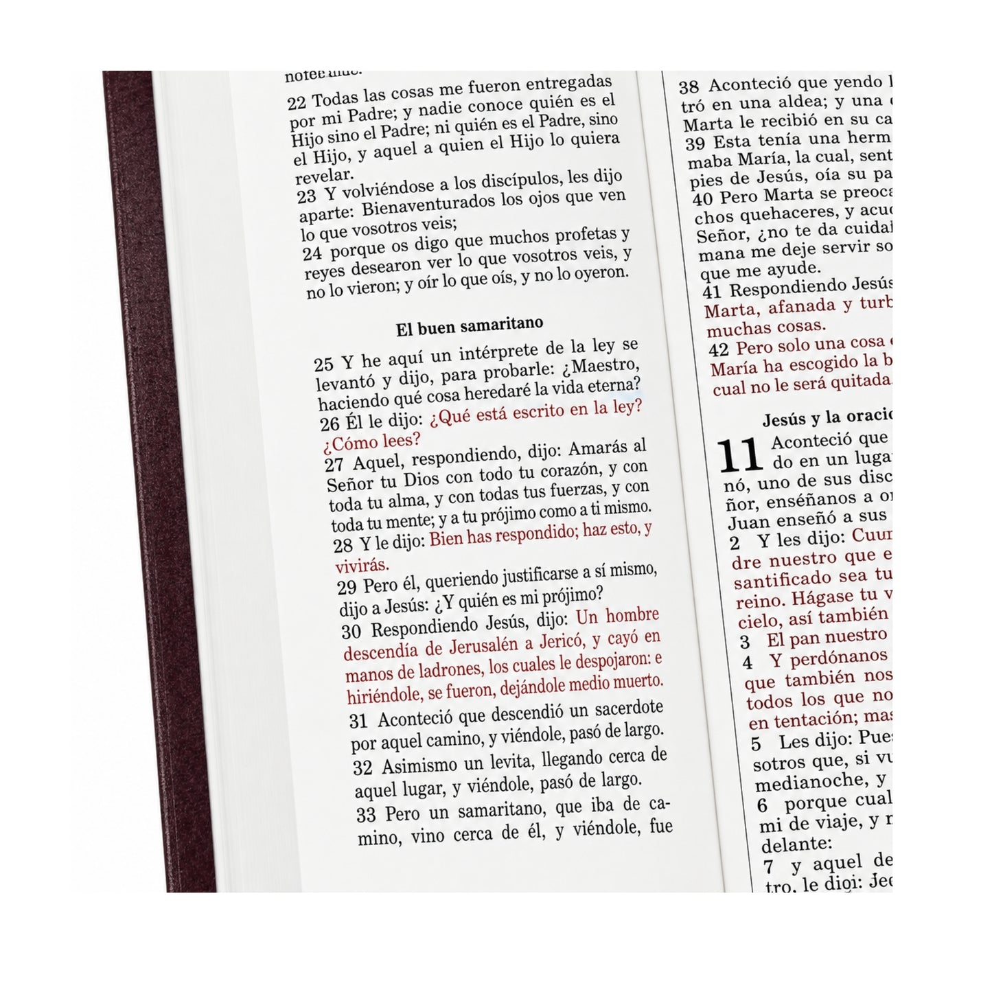 RVR1960 Manual Size Bible, Burgundy Leatherette - Gifts and Prizes