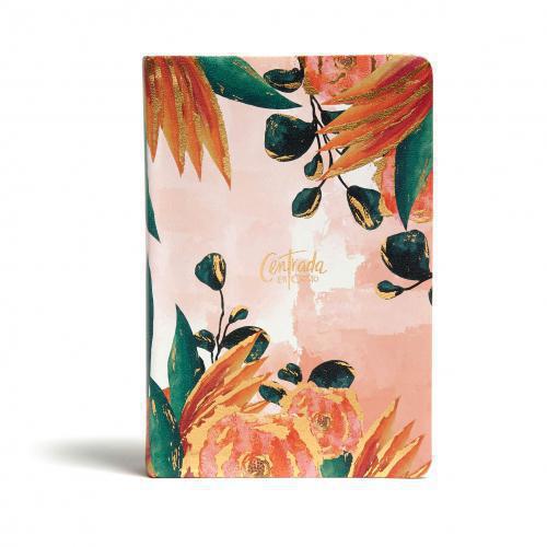 RVR1960 Devotional Bible, Christ-Centered, Semi-Leather, Floral Print