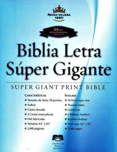 RVR60 Super Giant Print Bible Black Special Leather Giant Size Index