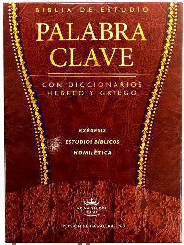 Biblia RVR60 Palabra Clave Estudio Diccionario Hebreo y Griego Imitación Piel