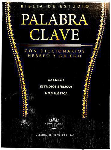 Biblia RVR60 Palabra Clave Estudio Diccionario Hebreo y Griego Imitación Piel