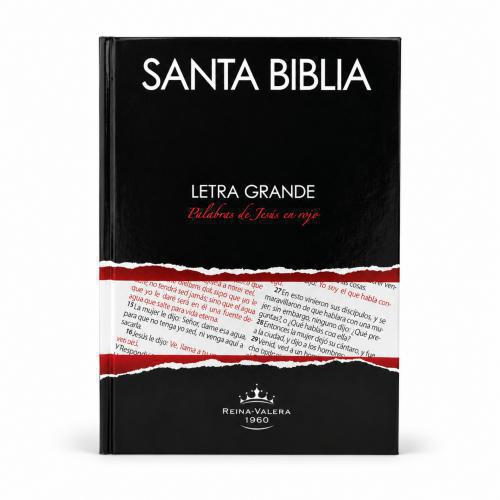 Biblia RVR1960, Pasta Dura, Manual, Negro