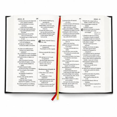 Biblia RVR1960, Pasta Dura, Manual, Negro