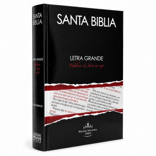 Biblia RVR1960, Pasta Dura, Manual, Negro