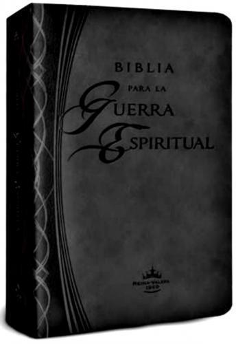 RVR 1960 Biblia para la guerra espiritual (Imitación piel , Negro)