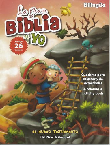 The Big Bible and Me The New Testament Bilingual Coloring Book