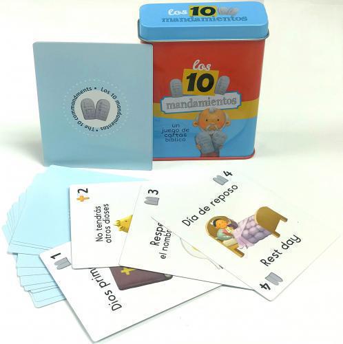 Juego De Cartas Bilingüe, Los Diez Mandamientos