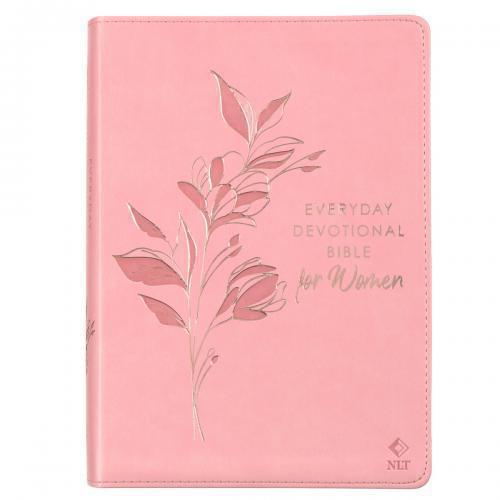 NLT Devotional Bible for Women, Imitation Leather, Pink
