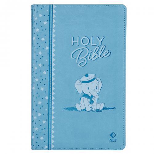 Biblia NLT Imitación Piel, Tamaño Manual, Color Azul