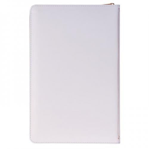 KJV Bible Deluxe Collection, Imitation Leather, Gray / Floral, Handheld Size
