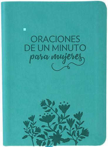 One-Minute Prayers for Women, Leather-Like, Aqua by Hope Lyda