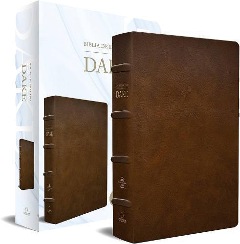 RVR1960 Dake Study Bible, Imitation Leather, Brown