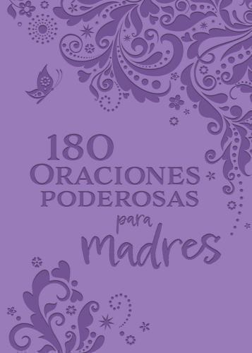 180 Oraciones Poderosas Para Madres, Imitación Piel, Color Morado