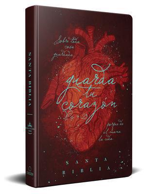 RVR1960 Bible Names of God Hardcover Compact Edition, "Guard Your Heart" Design