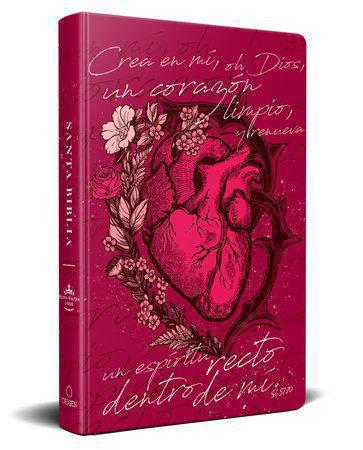Biblia Reina Valera 1960 letra grande, tapa dura, tamaño manual corazón