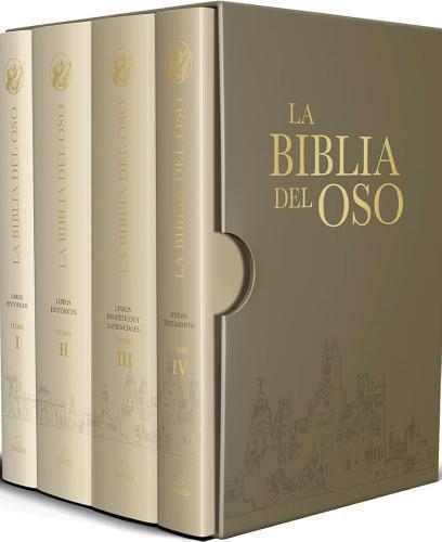 Biblia del Oso Estuche 4 Tomos Edicion de Lujo Casiodoro De Reina