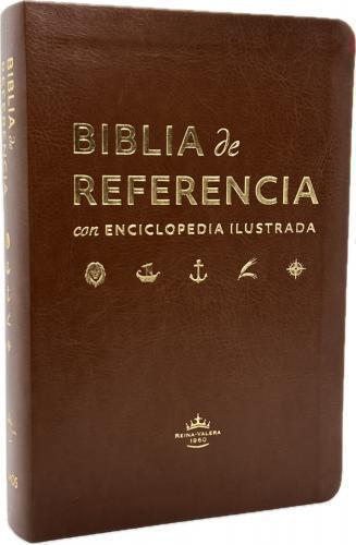 Biblia de referencia con enciclopedia ilustrada (Similpiel marrón)