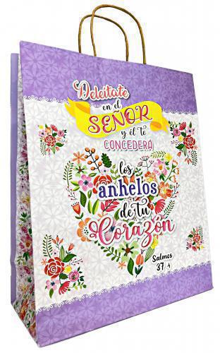Bolsa Para Regalo, Tamaño Grande,  Anhelos De Tu Corazón