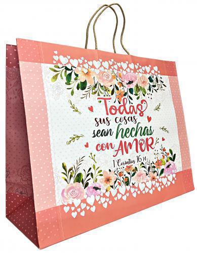 Bolsa Para Regalo, Tamaño Grande, Hechas Con Amor