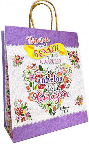 Bolsa Para Regalo, Tamaño Mediano, Anhelos De Tu Corazón