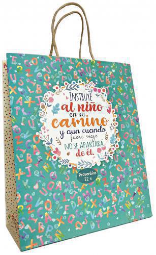 Bolsa Para Regalo, Tamaño Mediano, Instruye al niño
