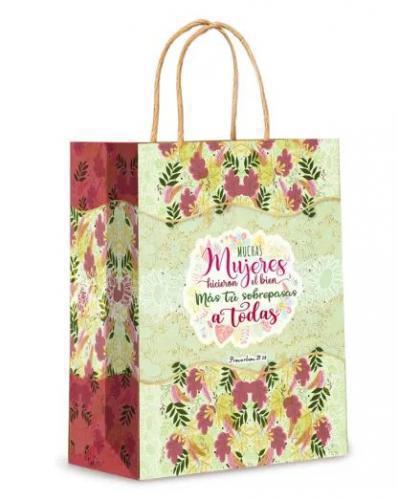 Bolsa para Regalo, Tamaño Grande - Muchas Mujeres Hicieron el bien