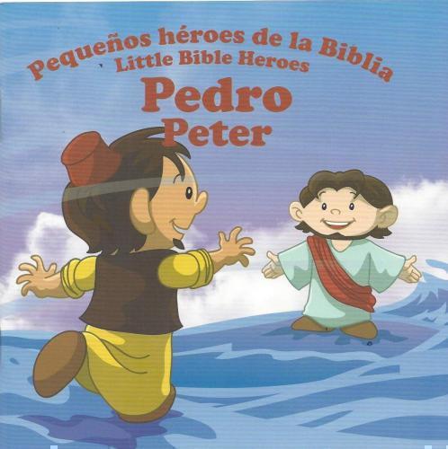 Pequeños heroes de la Biblia bilingüe: Pedro