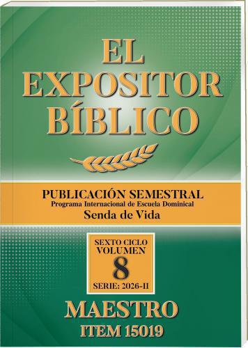 Expositor Adulto Maestro Pasta Rustica Semestre  Julio - Diciembre 2026
