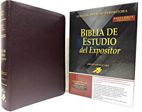 Expositor's Study Bible Reconstructed Leather Wine Colored - Textual Version