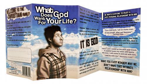 Tratado en inglés, What does God want for your life?  paquete de 100 unidades