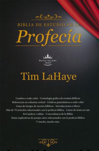 Biblia RVR60 La Profecia Estudio Imitación Piel Negro Tim Lahaye