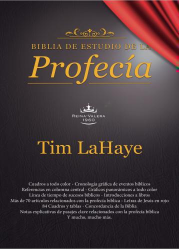 Biblia RVR Profecia Estudio Imitacion Piel Cafe Tim Lahaye