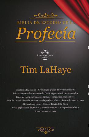 Biblia RVR60 Profecia Estudio Imitacion Piel Negro Indice Tim Lahaye