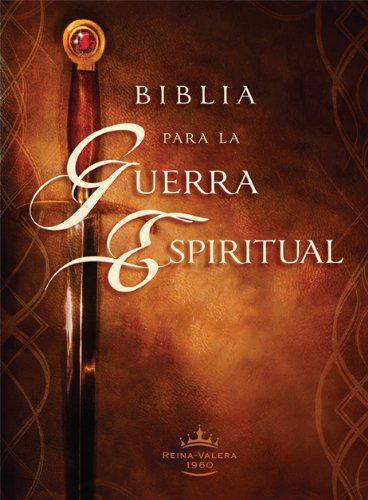 Biblia para la Guerra Espiritual RV1960, imitacion piel color negro con índice