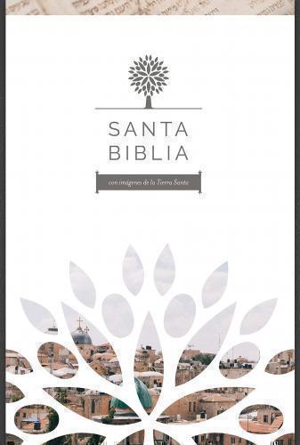 Biblia RVR1960 Con Imagenes de la Tierra Santa, Letra 12.5 puntos imitación piel