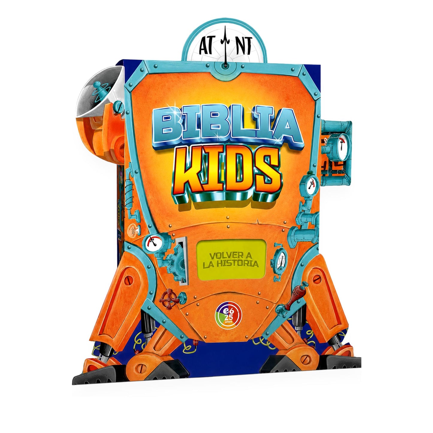 Biblia NTV Kids, Volver A La Historia, Tamaño Grande Imitación Piel edición lujo