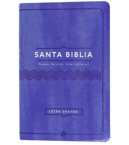 Biblia NVI, Tamaño Manual, Imitación Piel, Color Lila